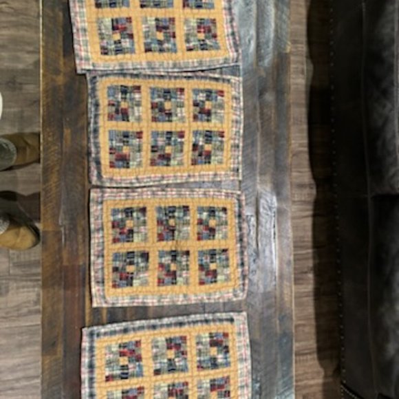 QUILTED COUNTRY DINNING TABLE PLACE MATS - Picture 6 of 7